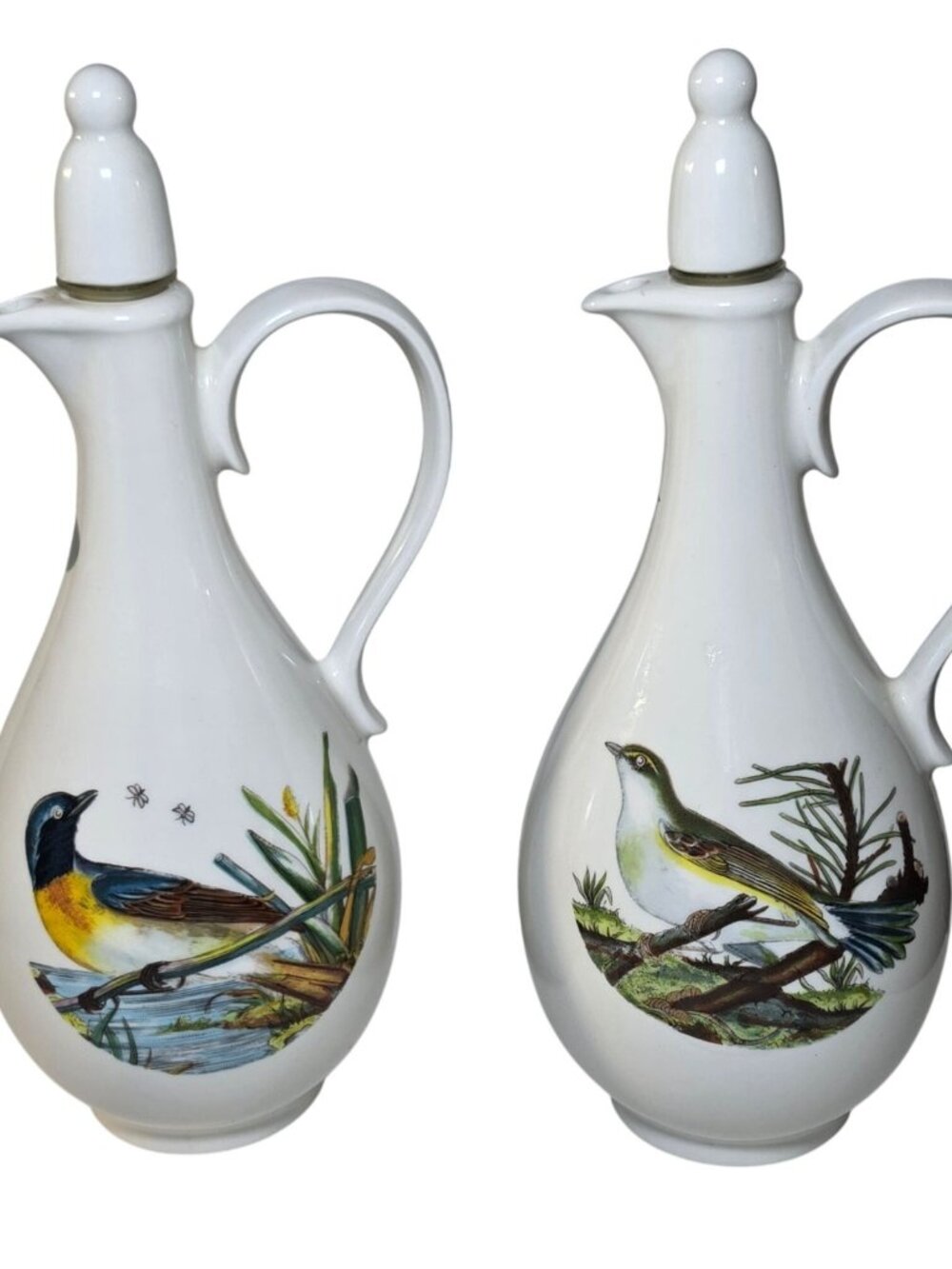 Portmeirion Birds Of Britain Oil & Vinegar Cruet Set 1978 Susan Williams-Ellis